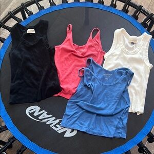 Universal Thread Women's Assorted Tank Tops - Black, Red, Blue, White